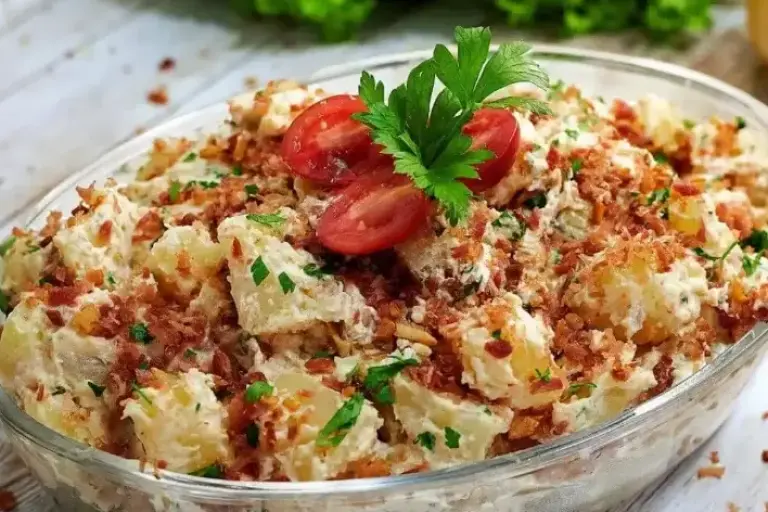 Foto ilustrativa da receita de Batatanese de Bacon