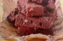 Foto ilustrativa de uma receita pronta de Brownie, Figo Seco, Nozes E Laranja