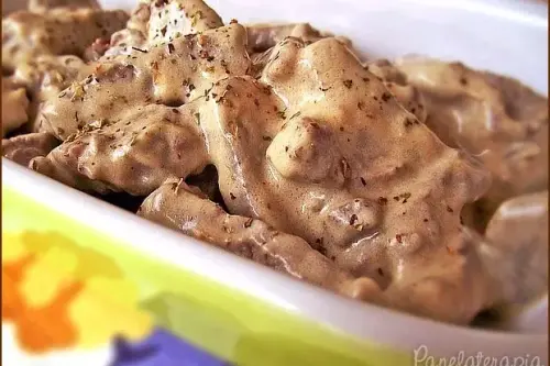 Foto ilustrativa de uma receita pronta de Filé Mignon Cremosidade