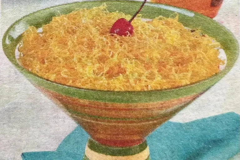 Foto ilustrativa da receita de Fios de ovos