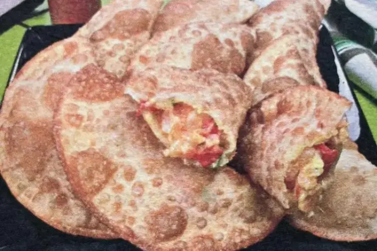 Foto ilustrativa da receita de Pastel de camarão