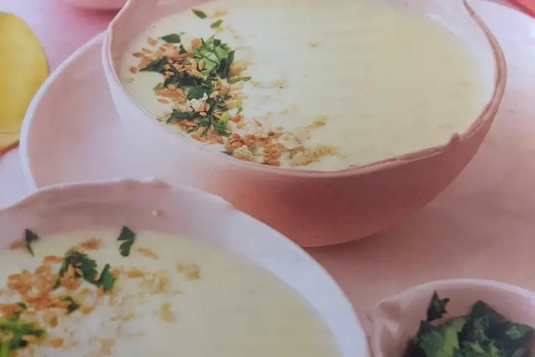 Foto ilustrativa da receita de Sopa cremosa de mandioquinha