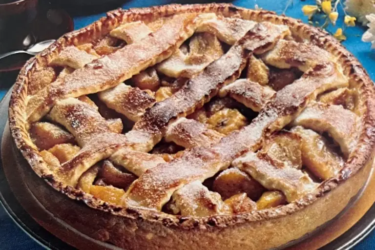 Foto ilustrativa da receita de Torta de banana