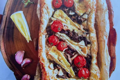 Imagem ilustrativa para o conteúdo de Receitas para Torta Folhada Com Cogumelos E Queijo Brie